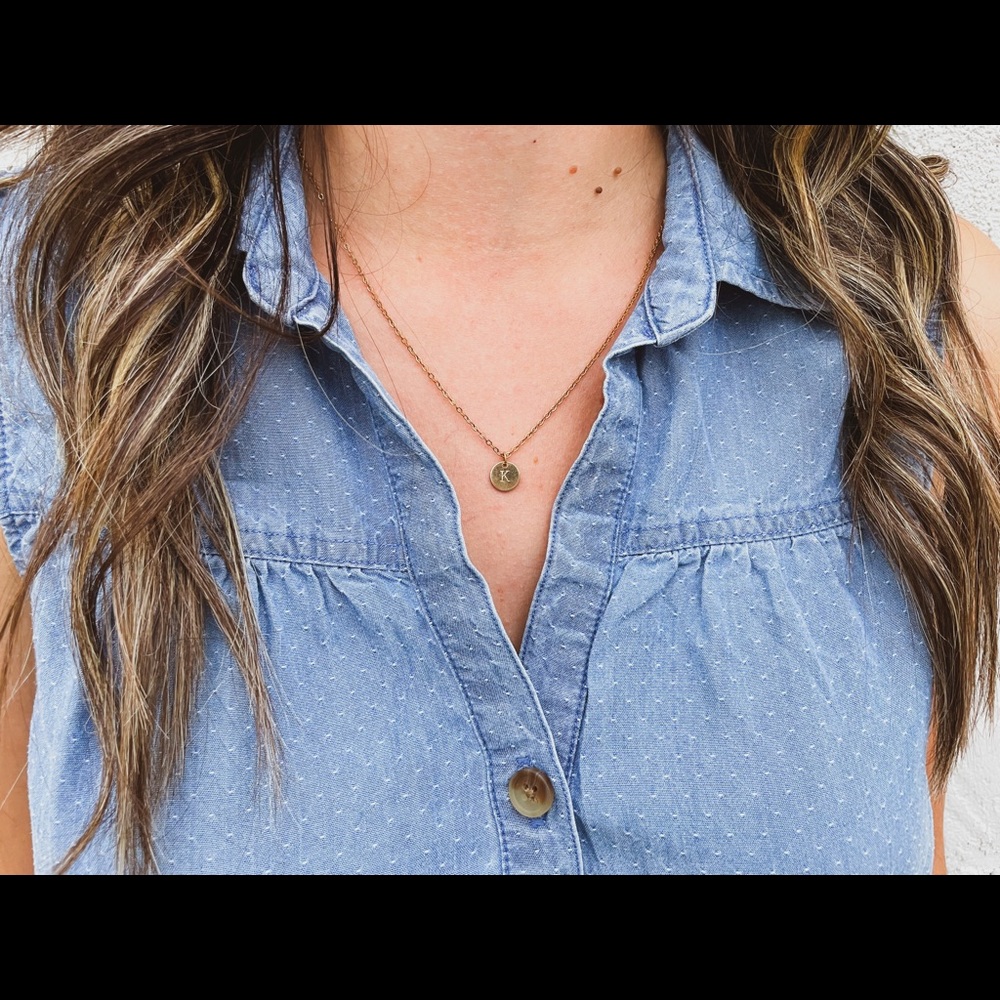 Custom Initial Necklace - Picture 3 of 5